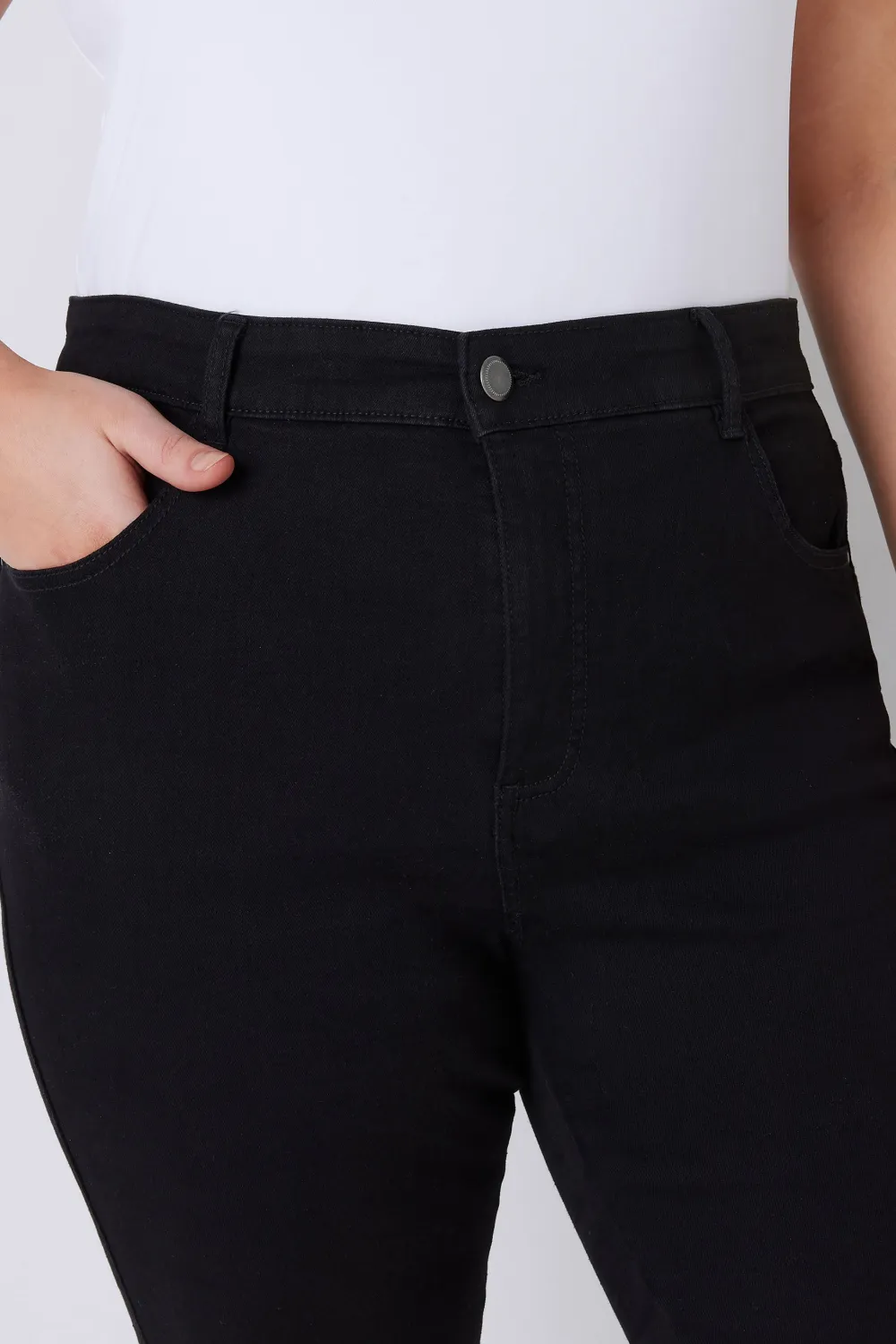 EVANS Curve Fit Blue Mid Wash Bootcut Jeans