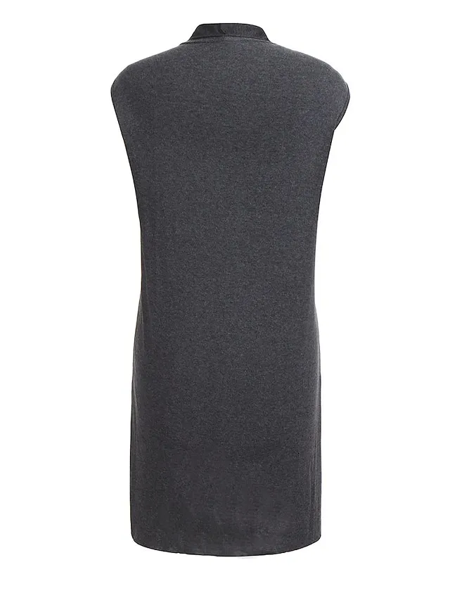 Women's Cardigan Knitted Solid Color Basic Casual Sleeveless Regular Fit  Cardigans Open Front Spring Summer Red Wine Dark Blue Orange / Going out