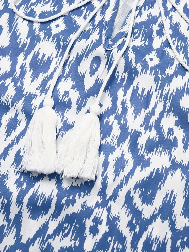 Women‘s A Line Dress Maxi long Dress Purple Half Sleeve Print Ruched Print Spring Summer V Neck Casual Vacation 2023 3XL