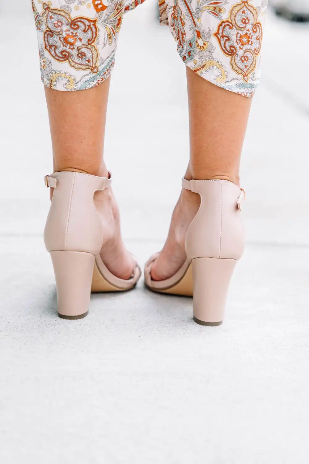 More Than You Know Nude Braided Heels