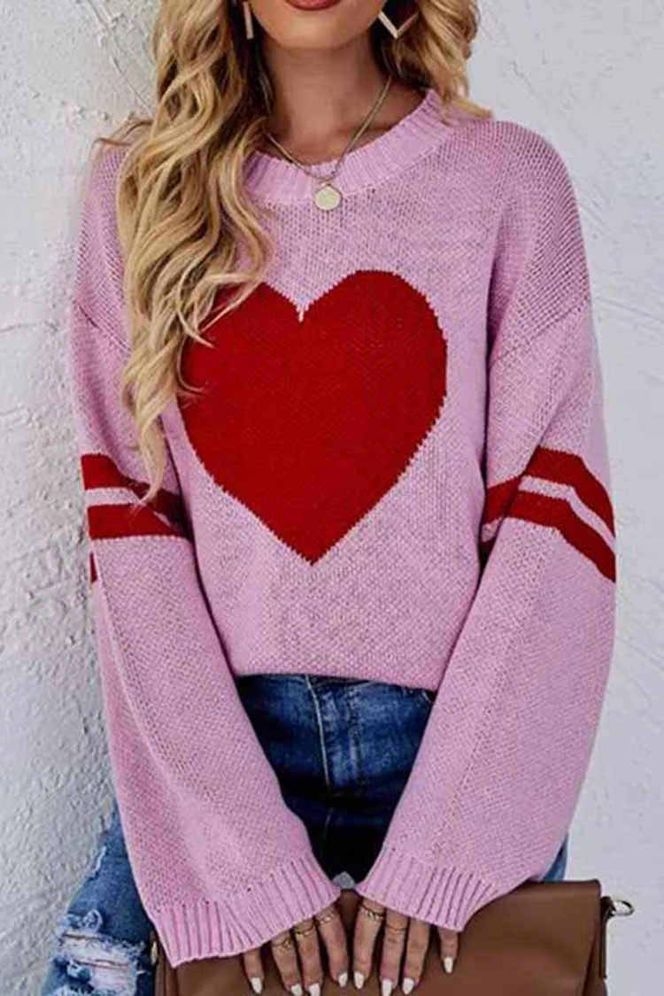 Women's Valentine's Day Love Casual Sweater