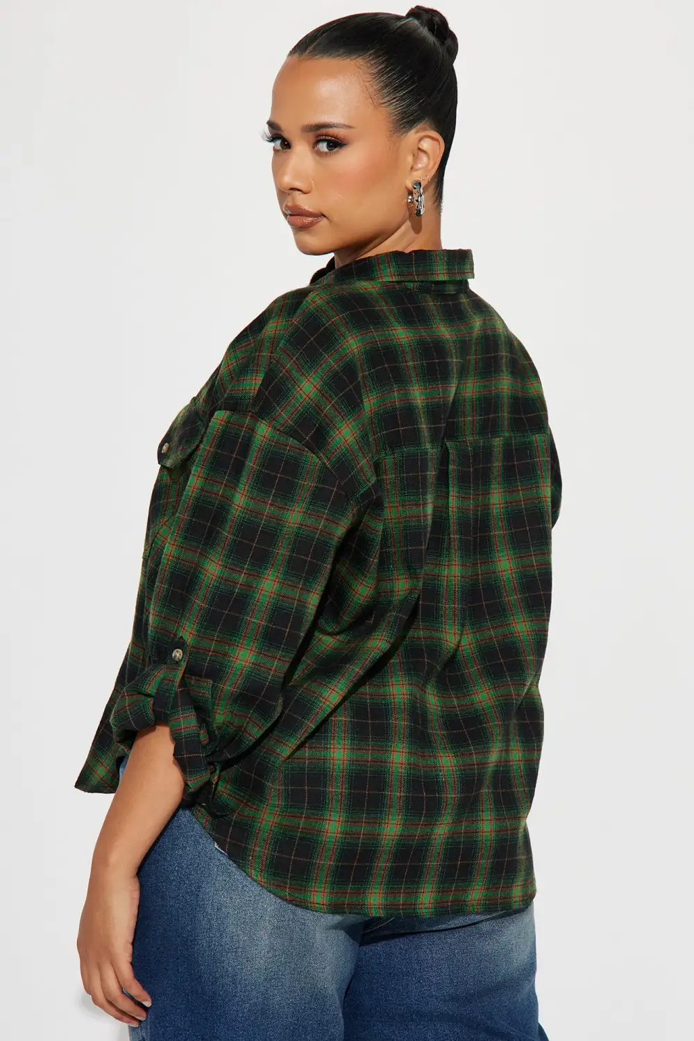 Elliot Plaid Shirt - Green/combo