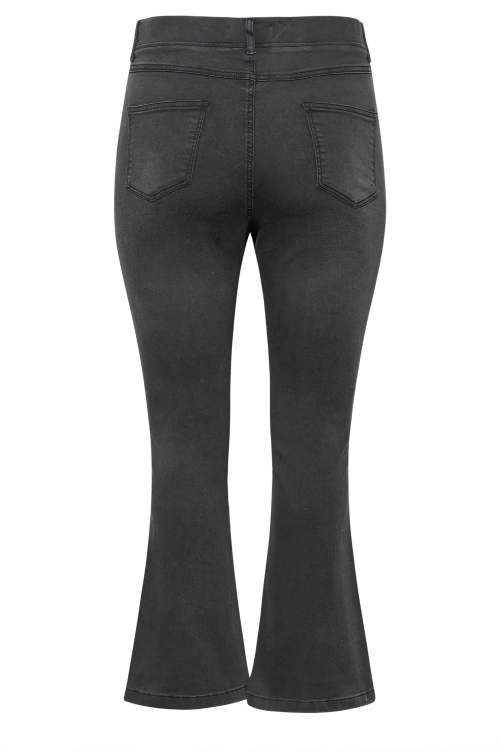 YOURS Curve Dark Blue Stretch Ripped HANNAH Bootcut Jeggings