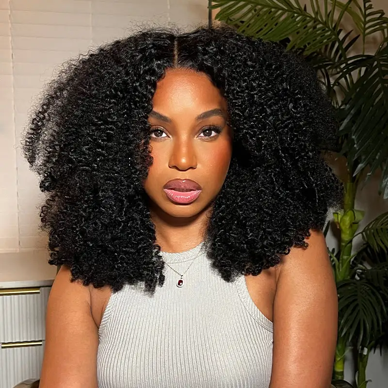 Sterly HD Lace Kinky Curly Human Hair Wigs For Women