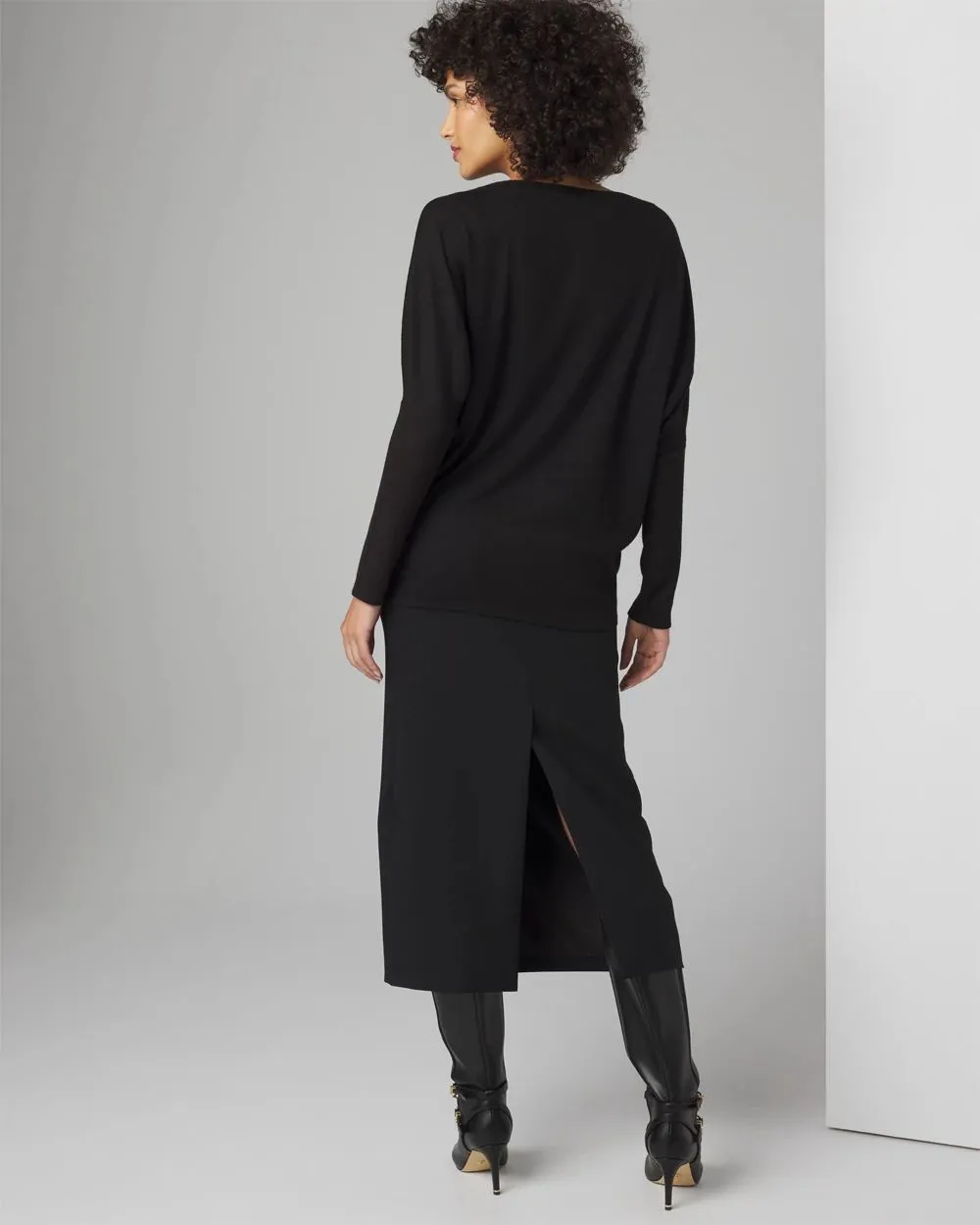 Long Sleeve Ribbed Tunic