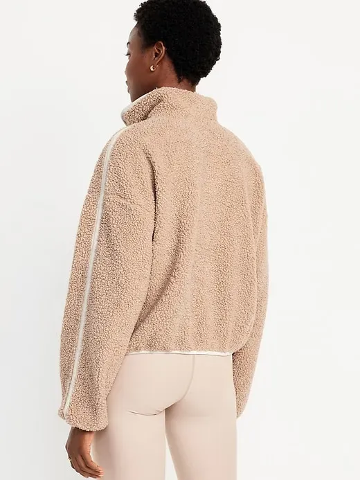 Quarter Zip Turtleneck Pullover