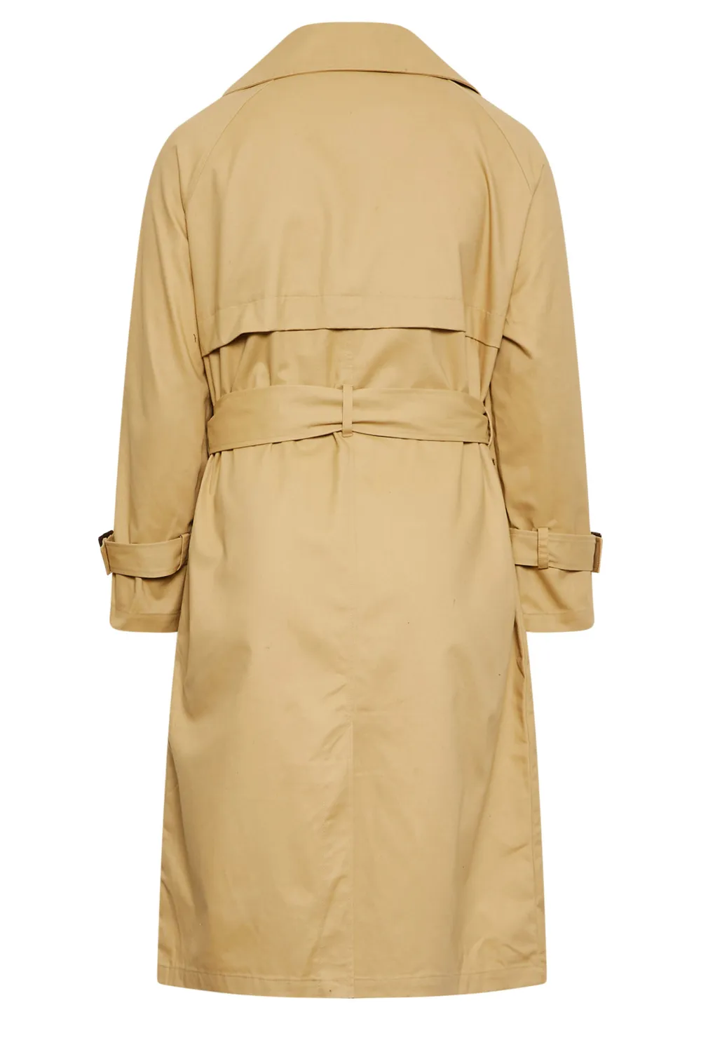 YOURS Curve Beige Brown Trench Coat