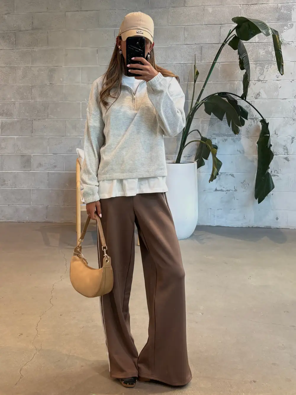 Striped Wide Leg Track Pants