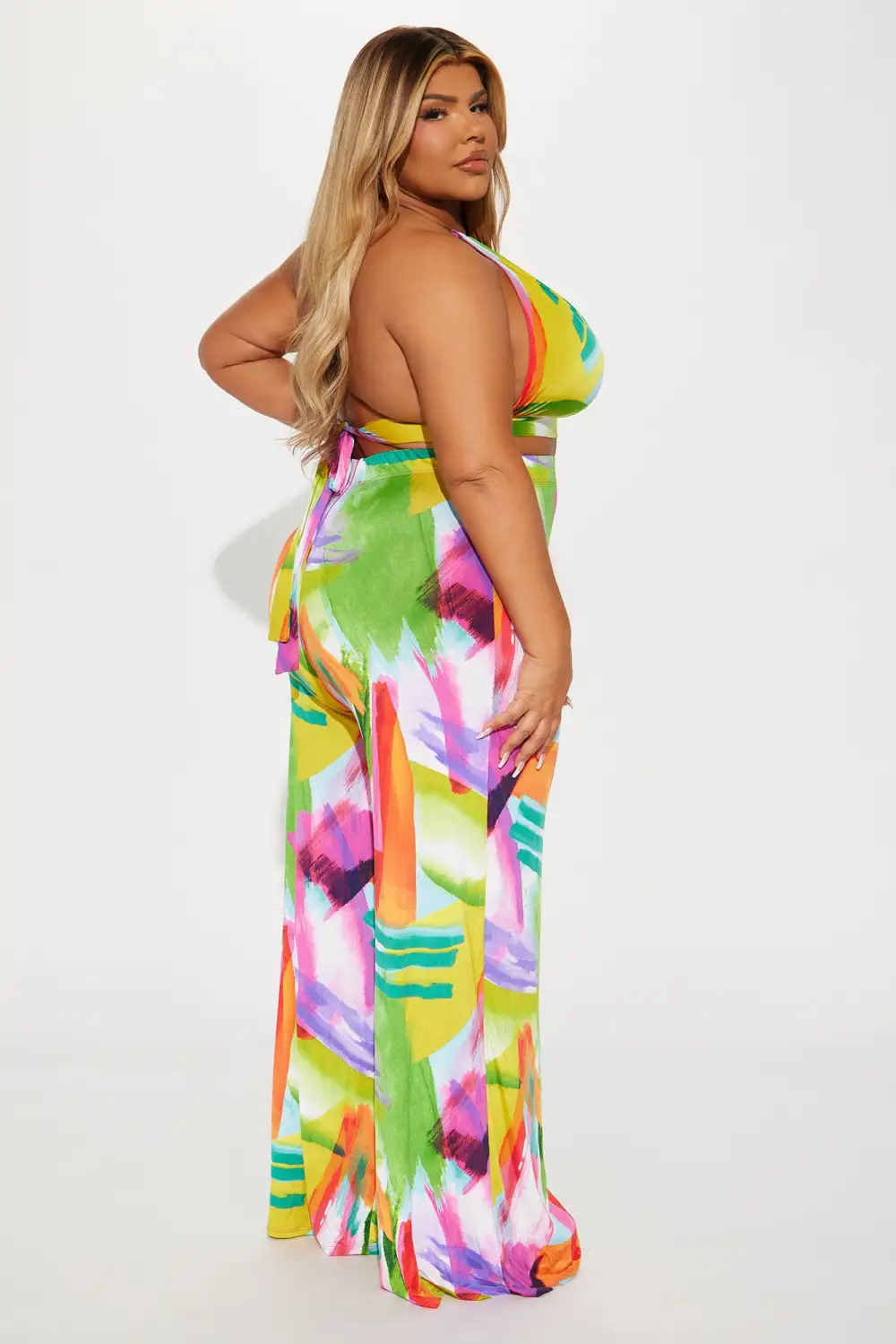 Vacation Season Pant Set - Multi Color