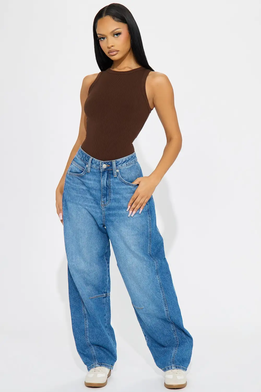 Making Plans  Taper Leg Jeans - Medium Wash