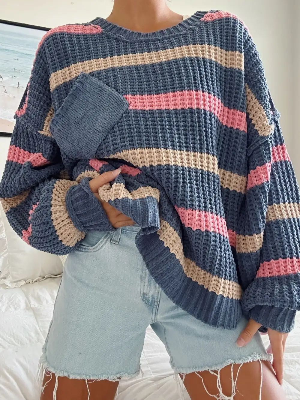 EVERYDAY STRIPED SWEATER