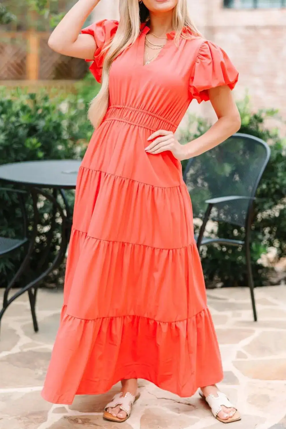 Modern Soft A-Line Maxi Dress