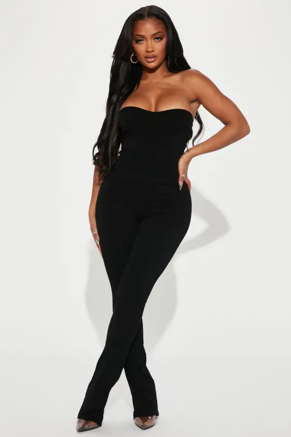 Nicolette Snatched Tube Top - Black