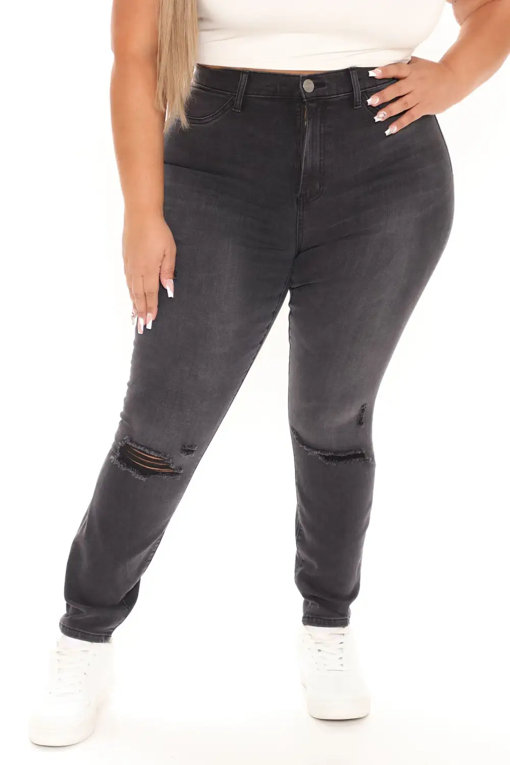 Our Favorite High Rise Skinny Jeans - Grey