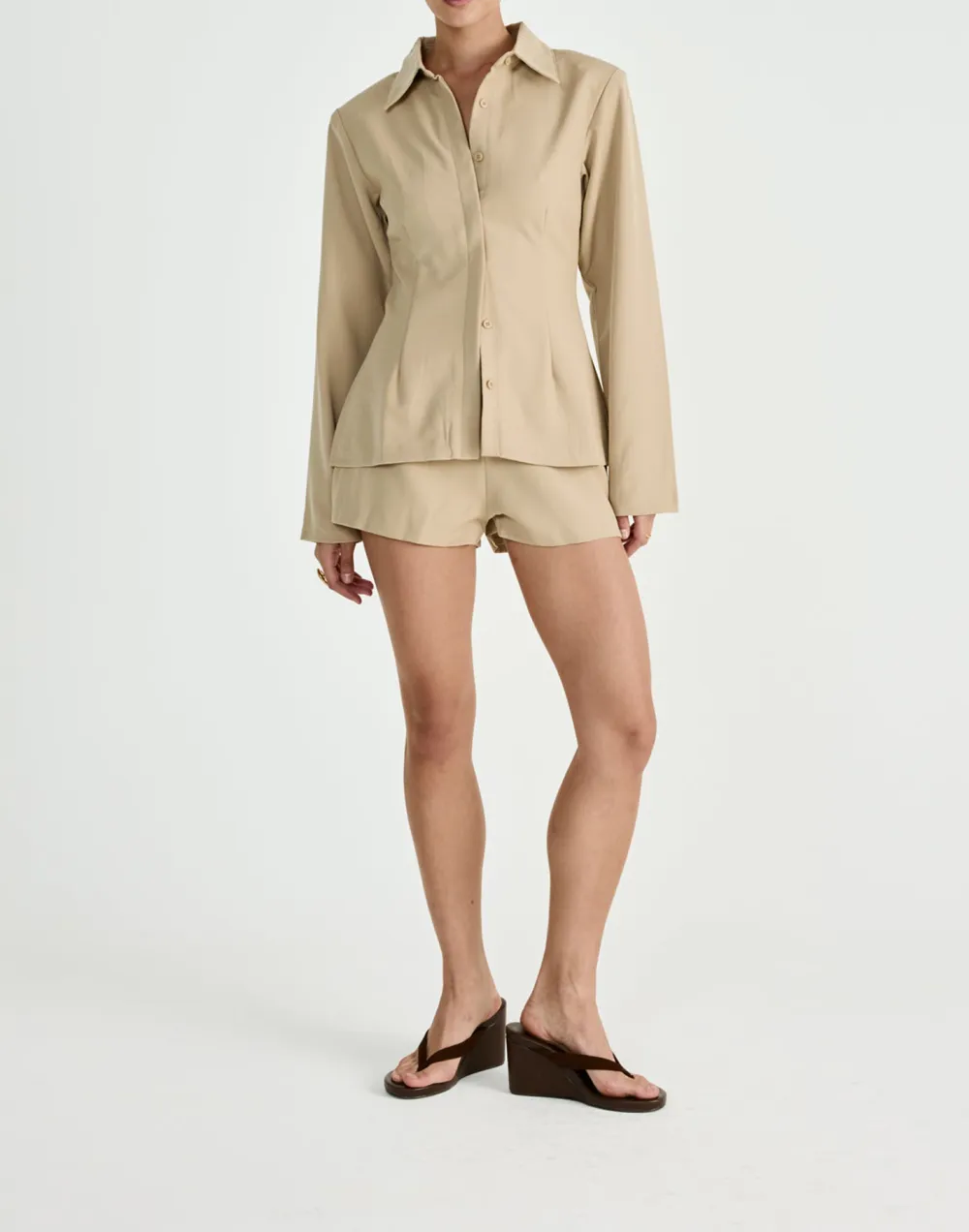 Simple And Versatile Basic Slim-Fit Shirt