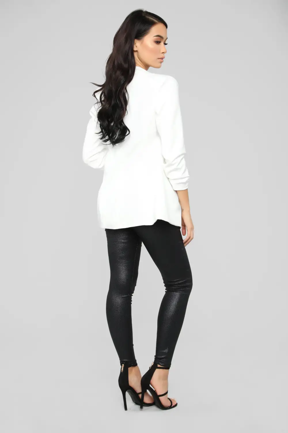 The Celine Blazer - Ivory