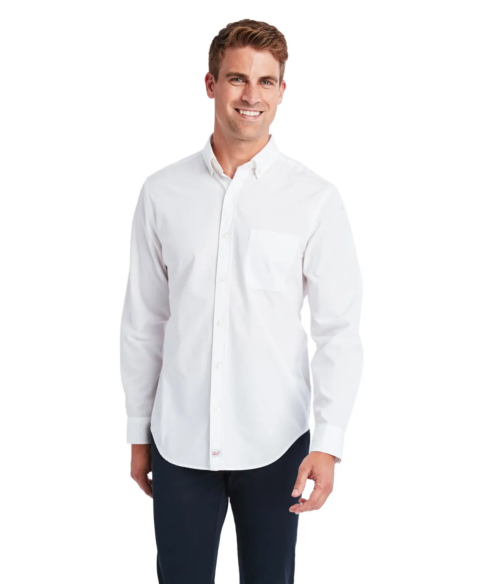 Stretch Poplin Solid Shirt