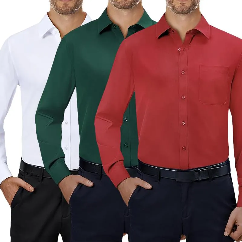 3-Pack Men's Dress Shirts