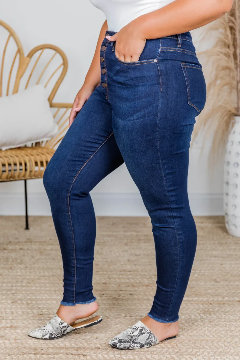 The Chelsie Dark Wash Jeans