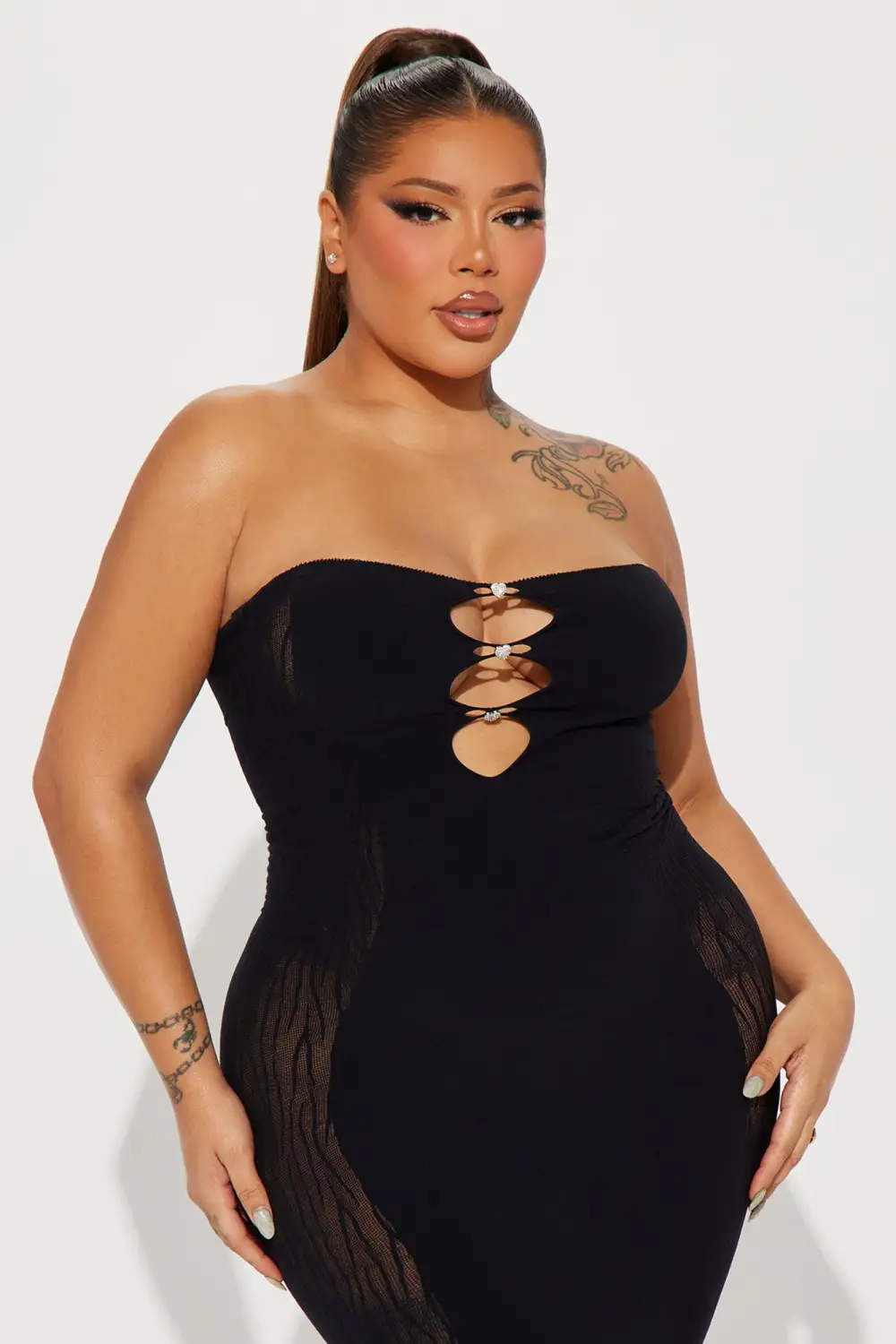 Like Woah Seamless Midi Dress - Black