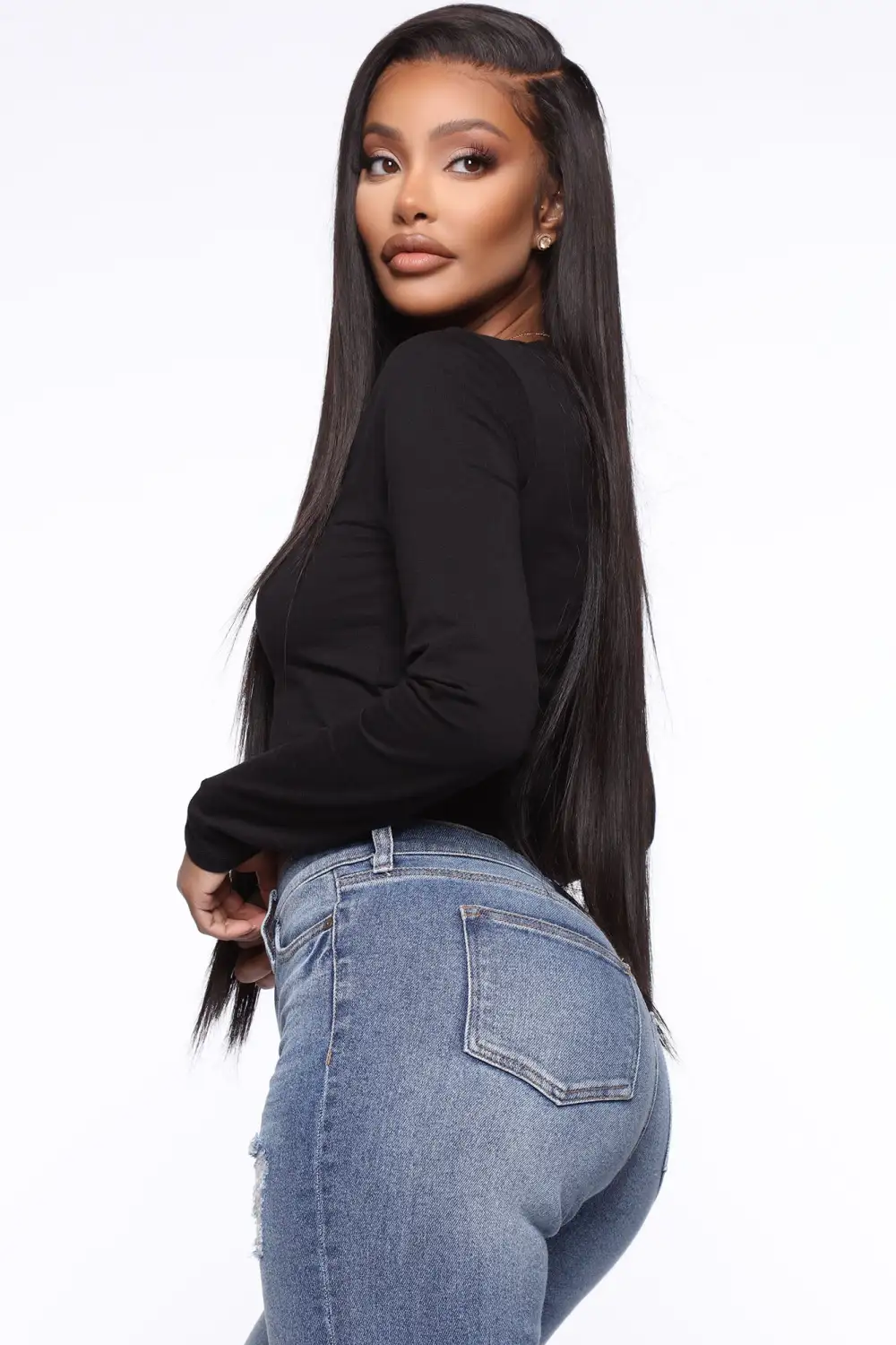 Robin Long Sleeve Top - Black