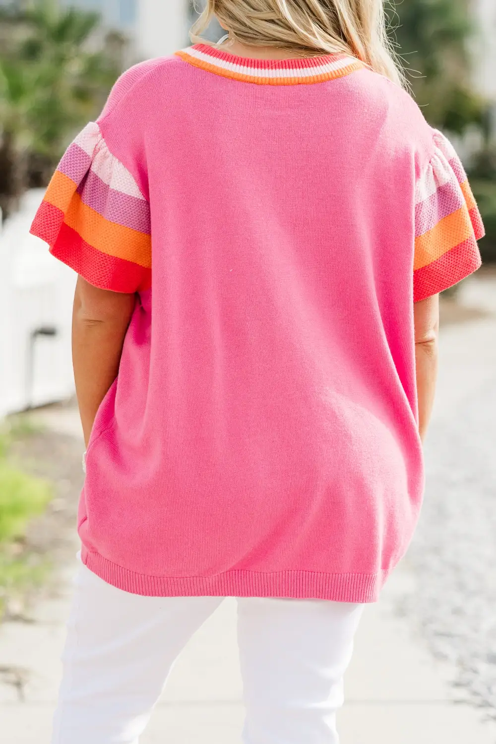 Rose Of Yesterday Sweater, Pink