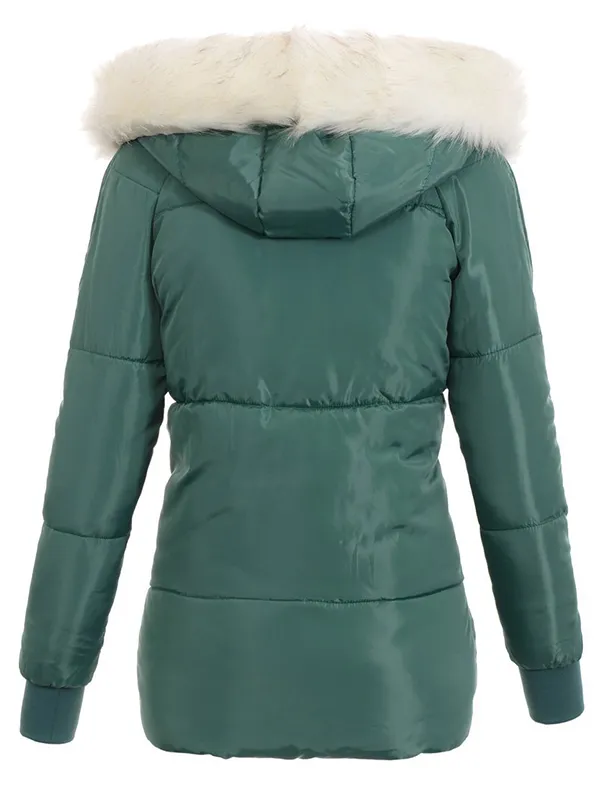 Green winter jacket