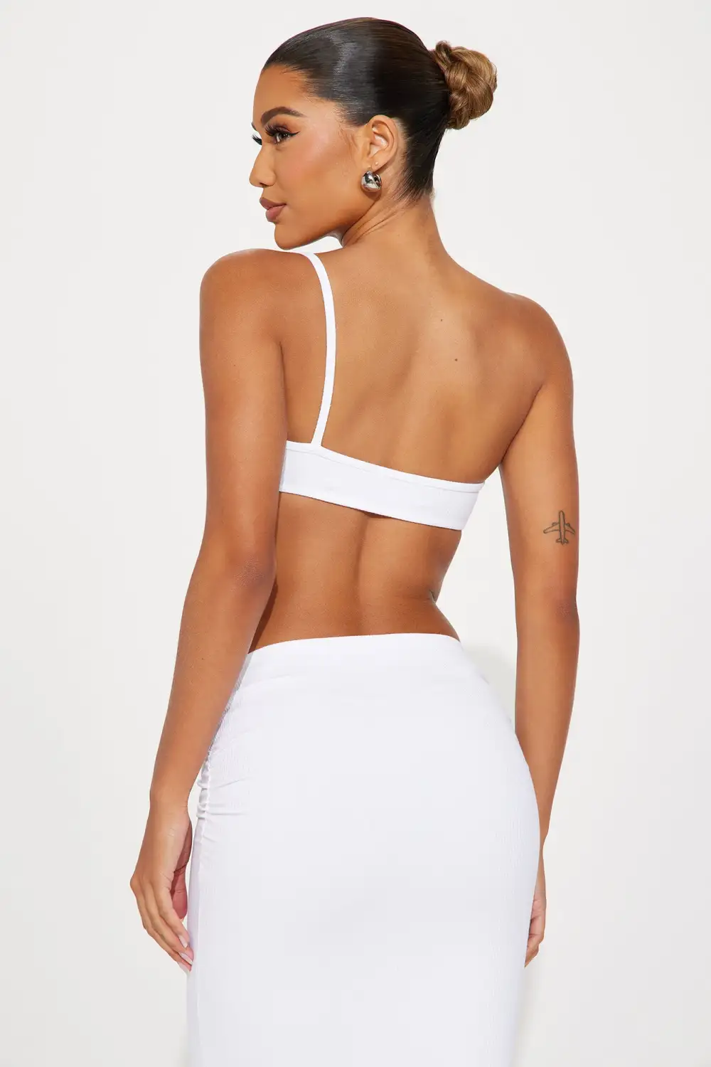 Jodie Snatched Top - White
