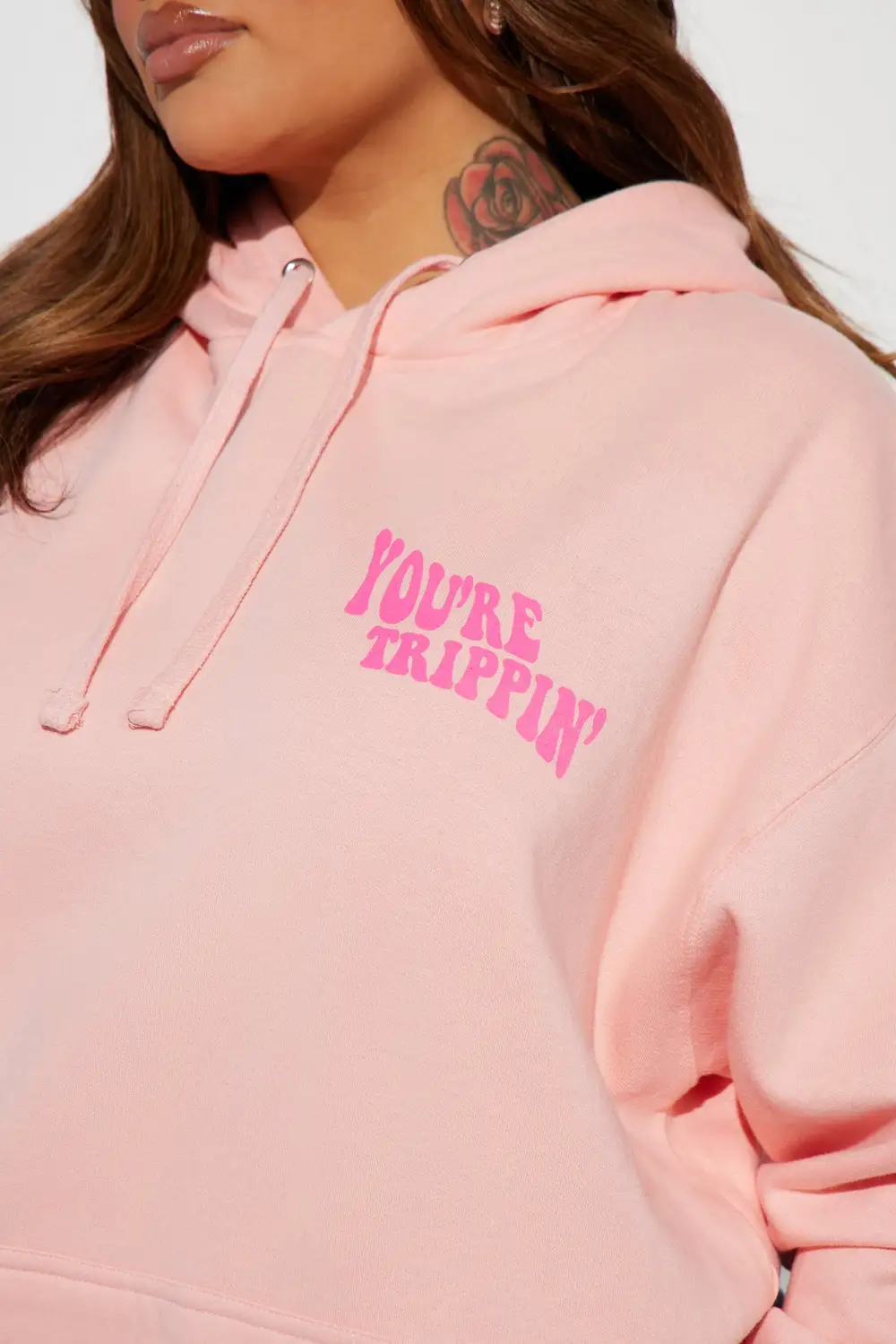 You're Trippin' Hoodie - Pink