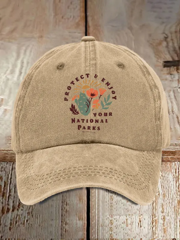 Protect And Enjoy Unisex Short Sleeve Baseball Caps
