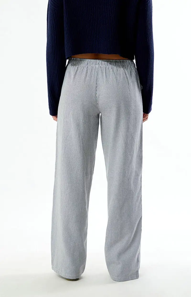 Beverly and Beck Linen Pull-On Pants