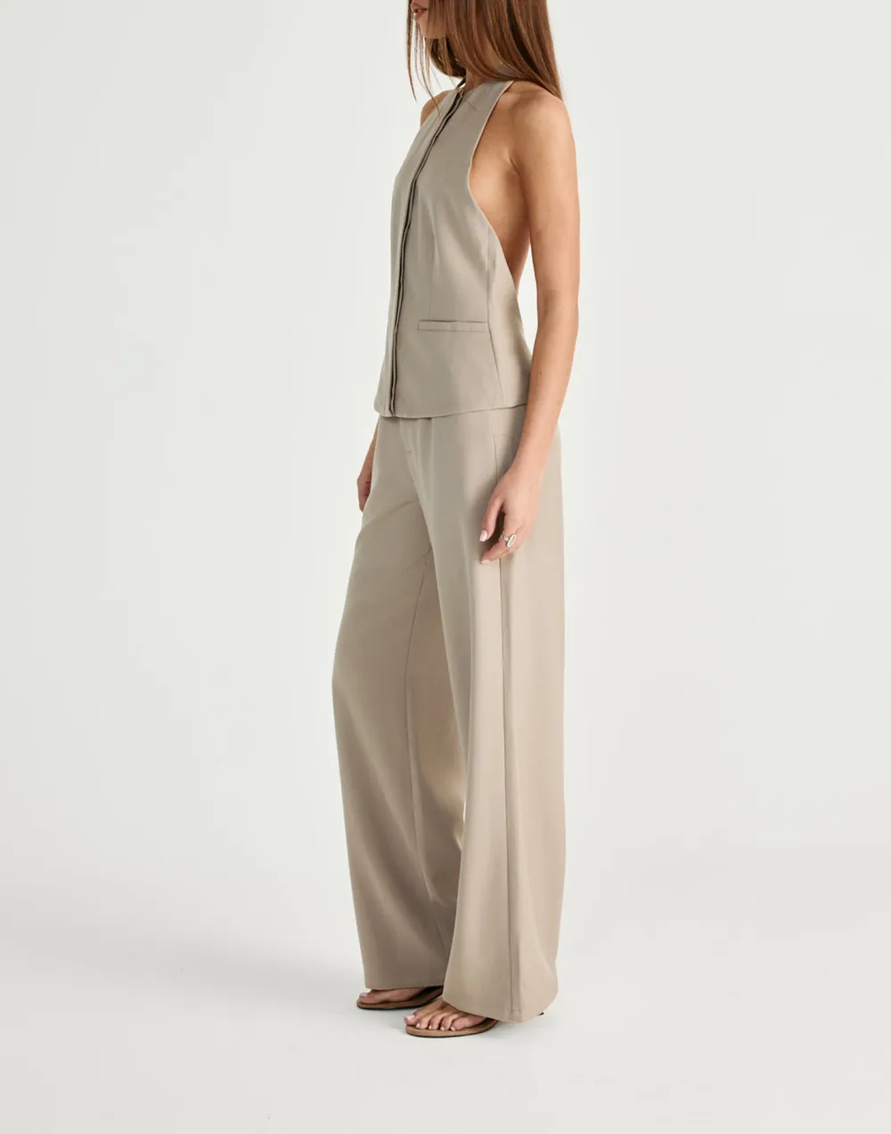 Casual Versatile Mid-Rise Trousers