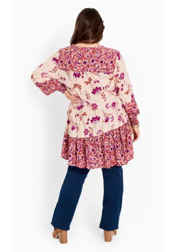 Cynthia Splice Empire Waist Tunic