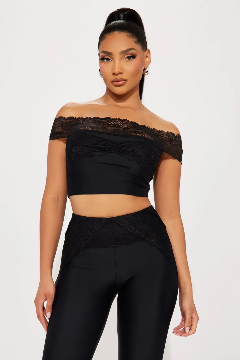 Lost In Love Legging Set - Black