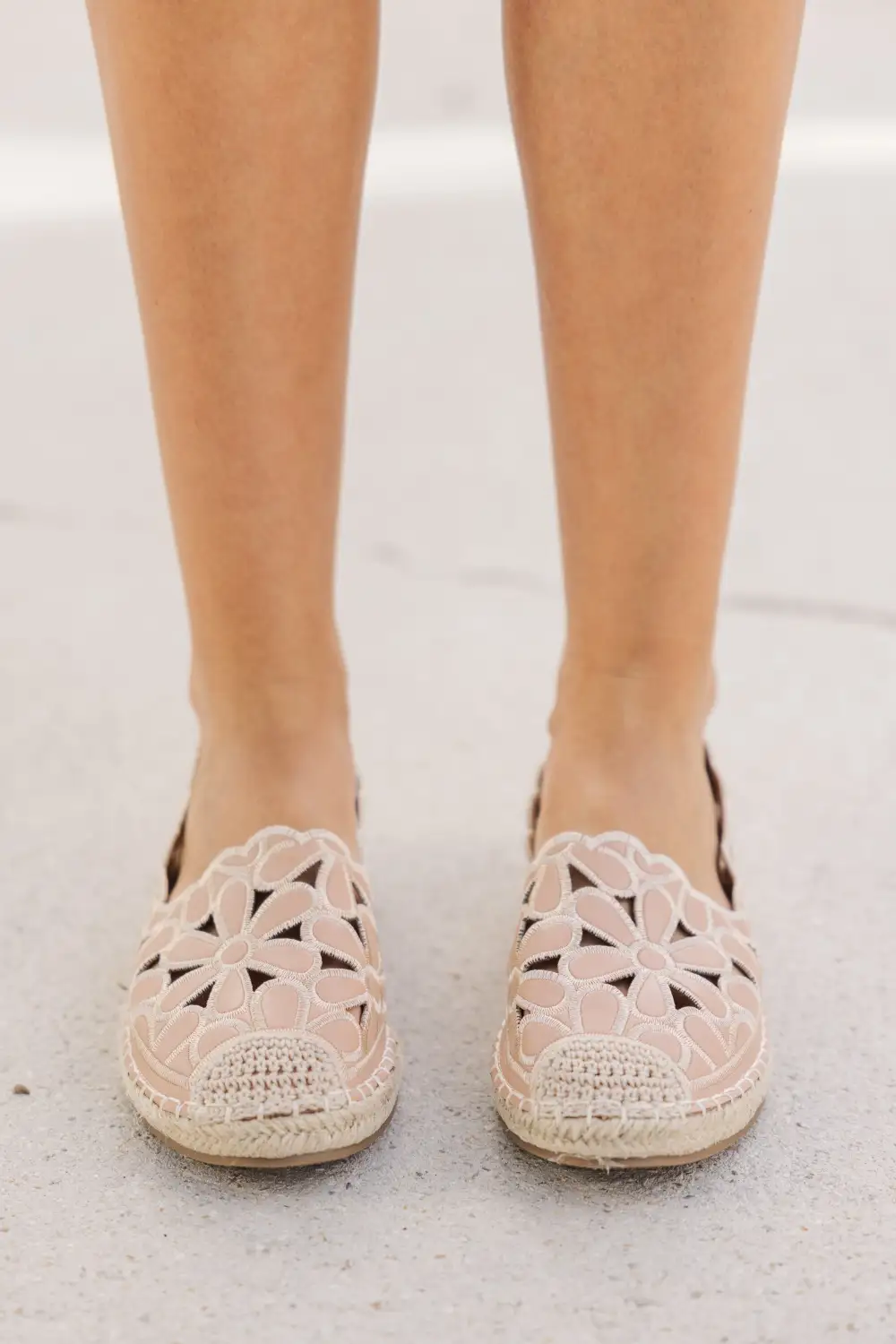 Cloud Breeze Nude Brown Espadrille Flat
