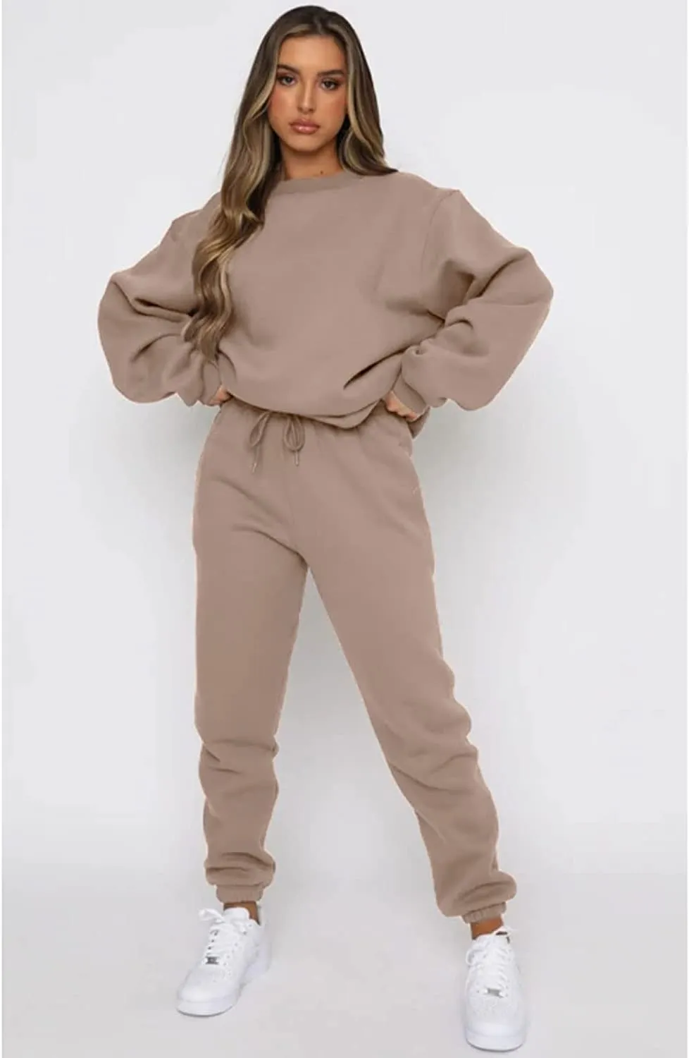Sweatsuits for Women Set 2 Piece Jogging Suit Long Sleeve Pullover Sweatshirts Sweatpants Tracksuit Casual Outfits