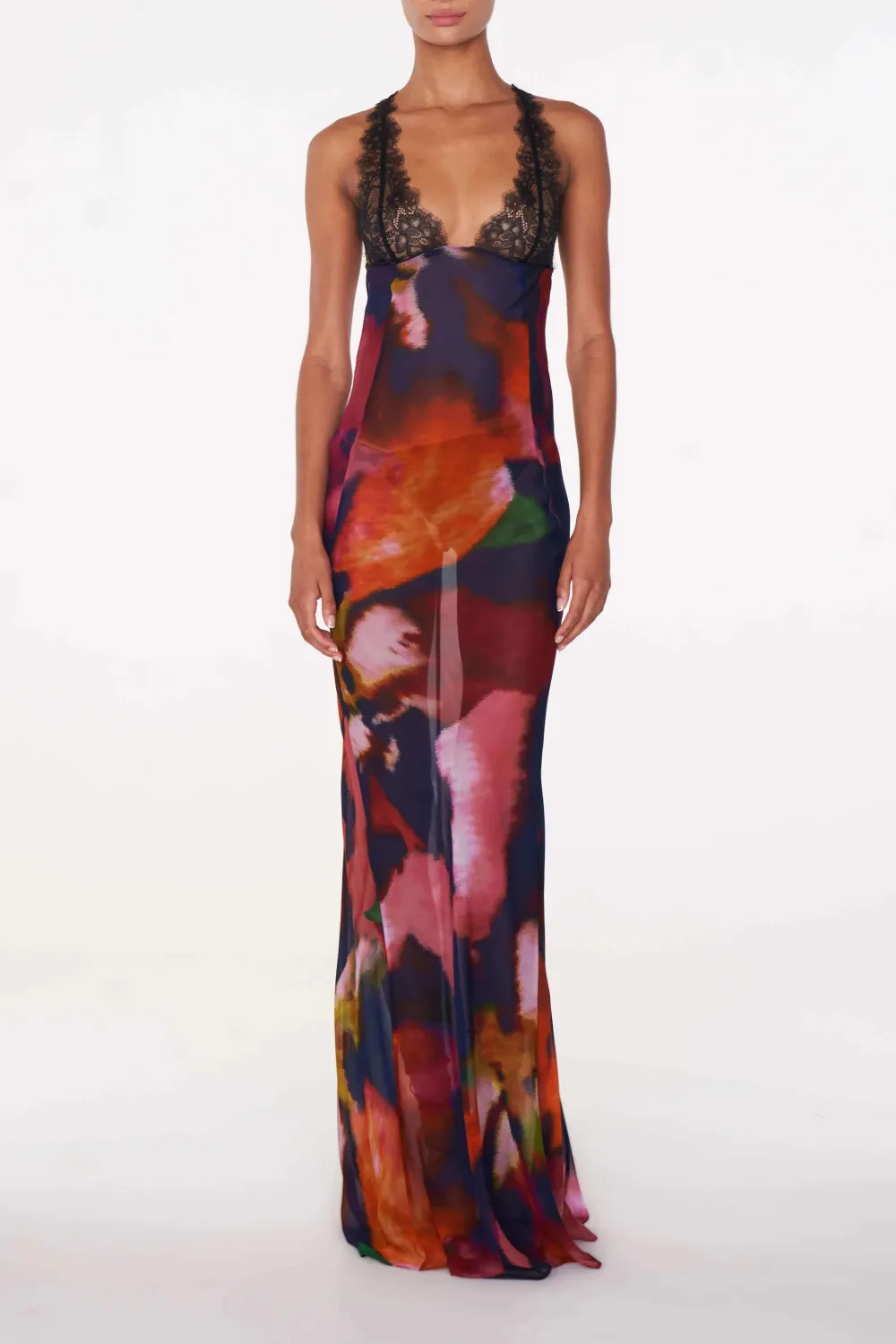 PAOLA FLORAL SLIP DRESS