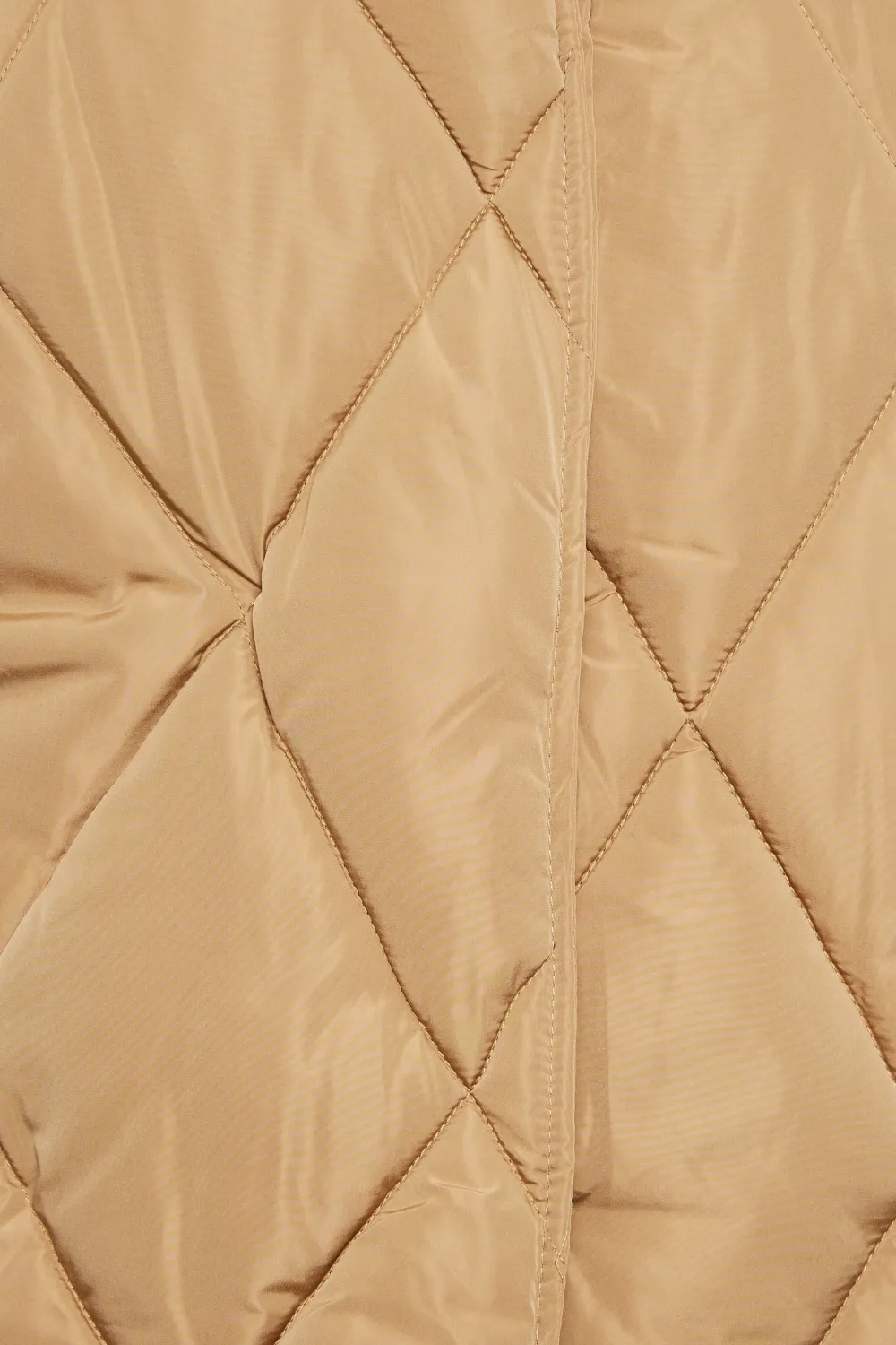 YOURS Curve Beige Brown Quilted Puffer Coat