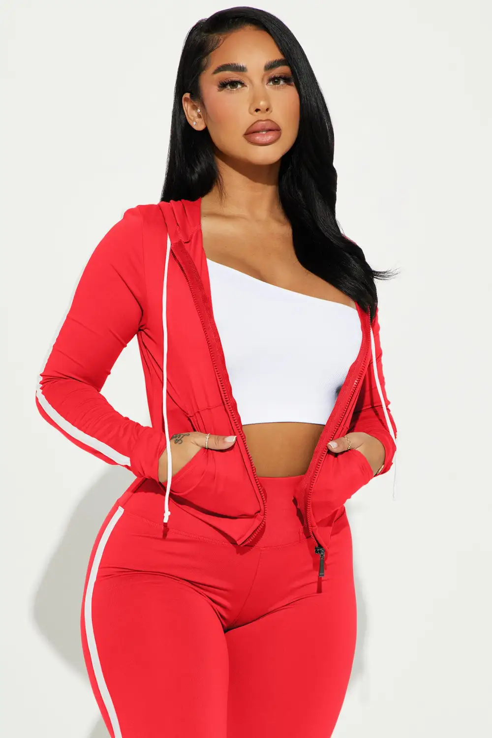 Tennis Courts III Zip Set - Red