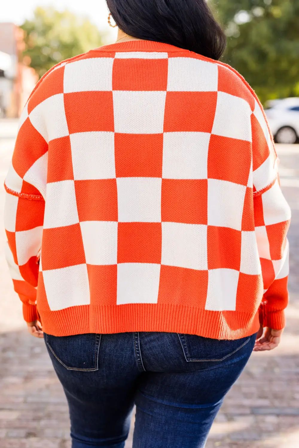Perfect For A Picnic Sweater, Orange