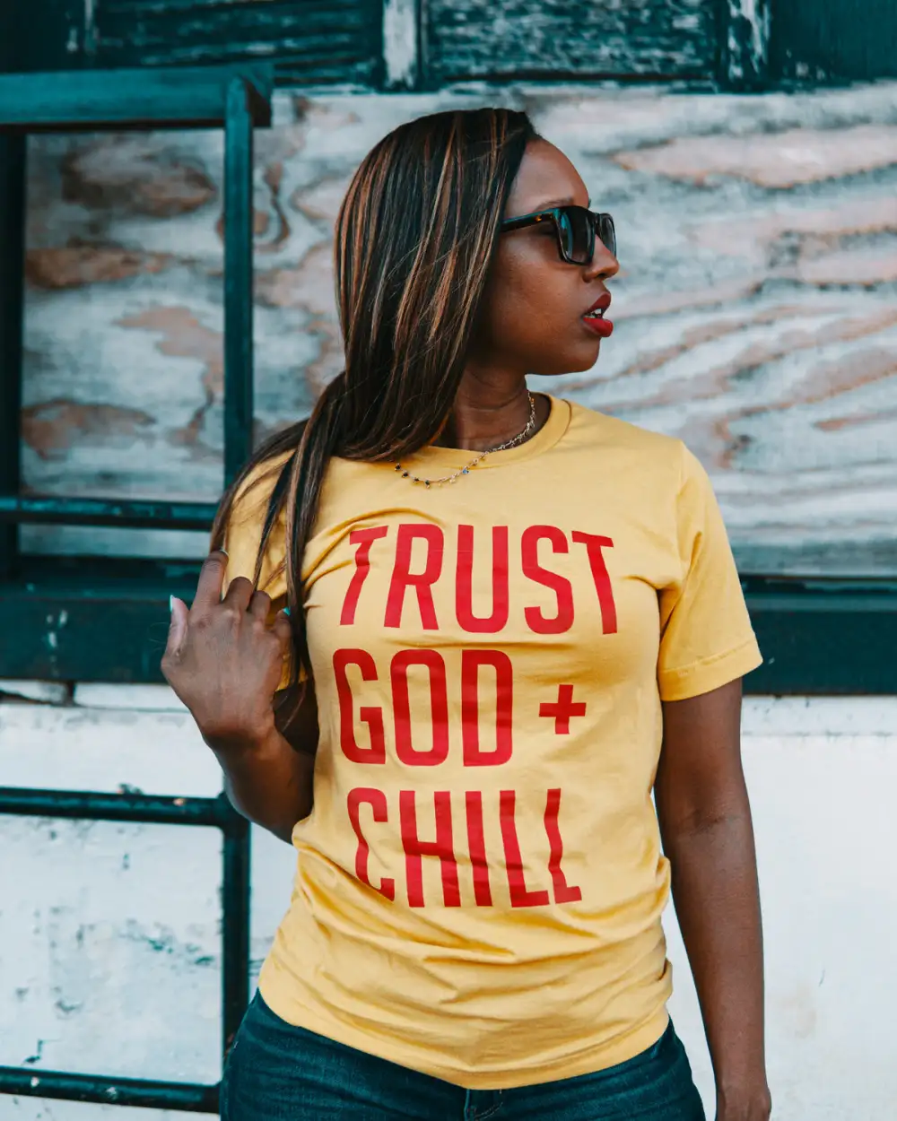 Trust God + Chill Adult Box T-Shirt