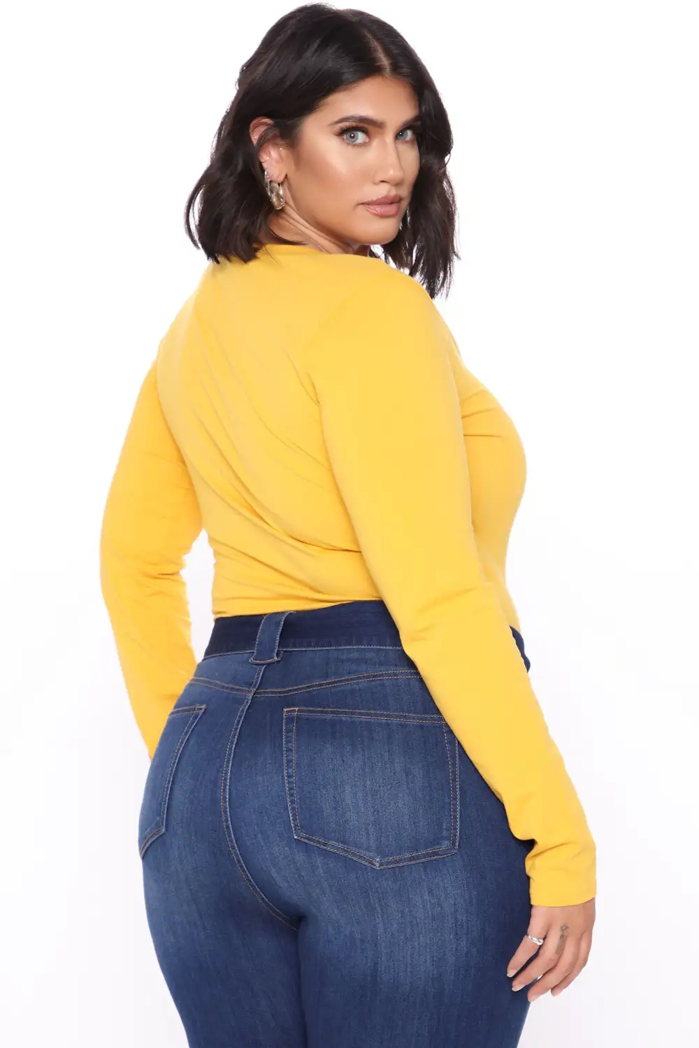 Voted Most Liked Bodysuit - Mustard