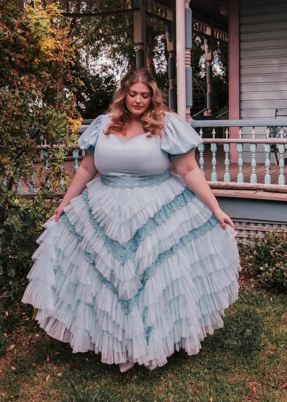 Thumbelina Dress Blue