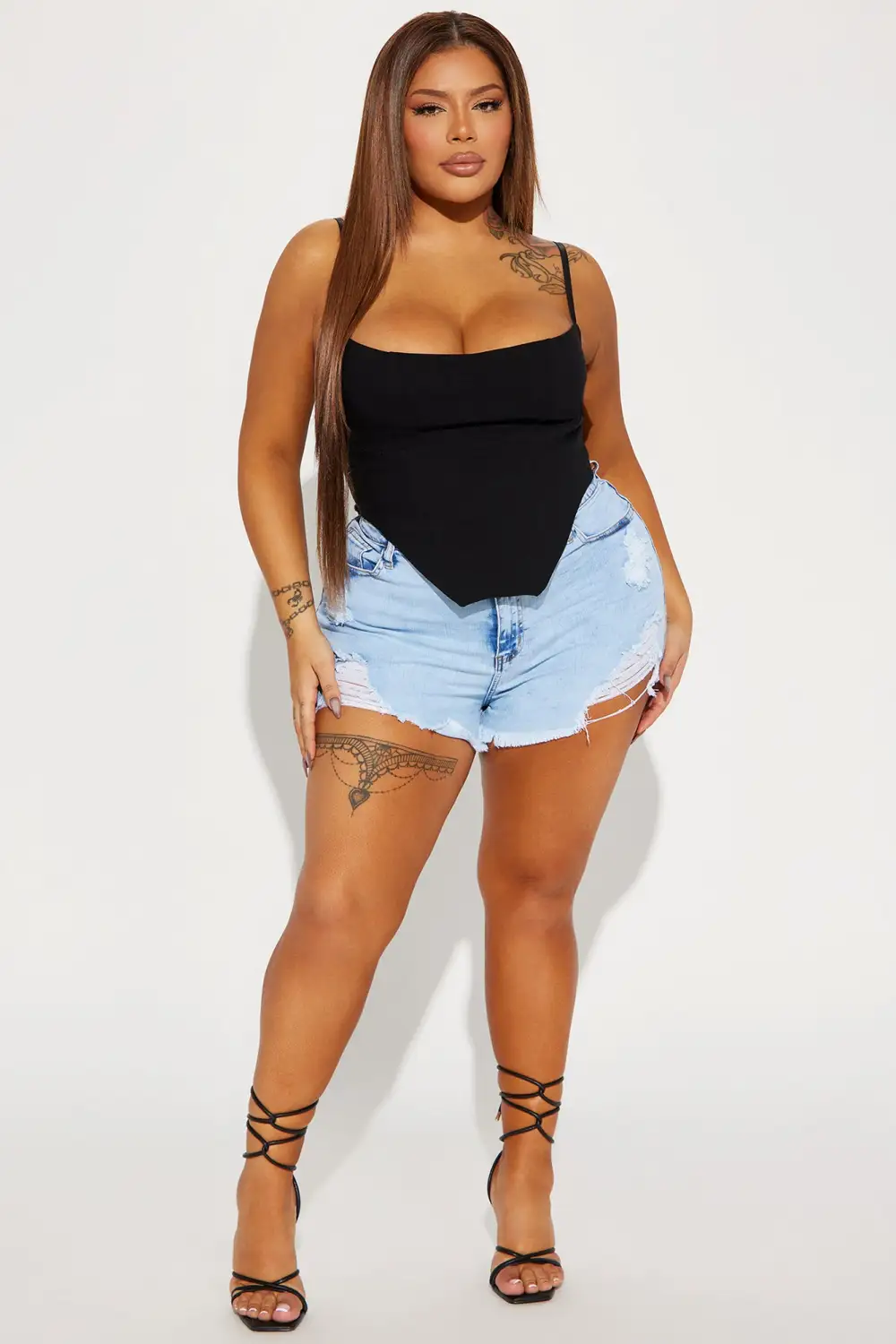 Crishelle Corset Top - Black
