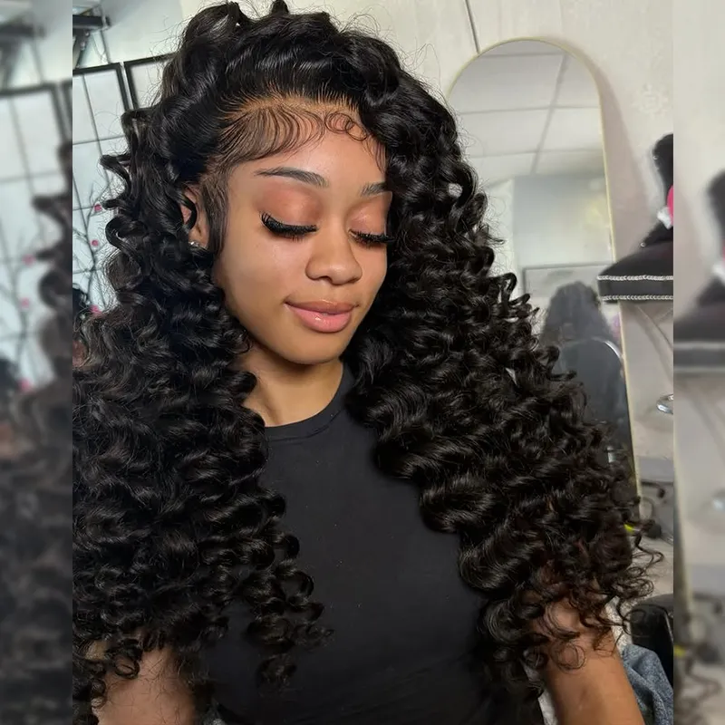 Sterly Bouncy Wand Curly Wig 7×6 / 13×6 Undetactable HD Lace Human Hair Wig