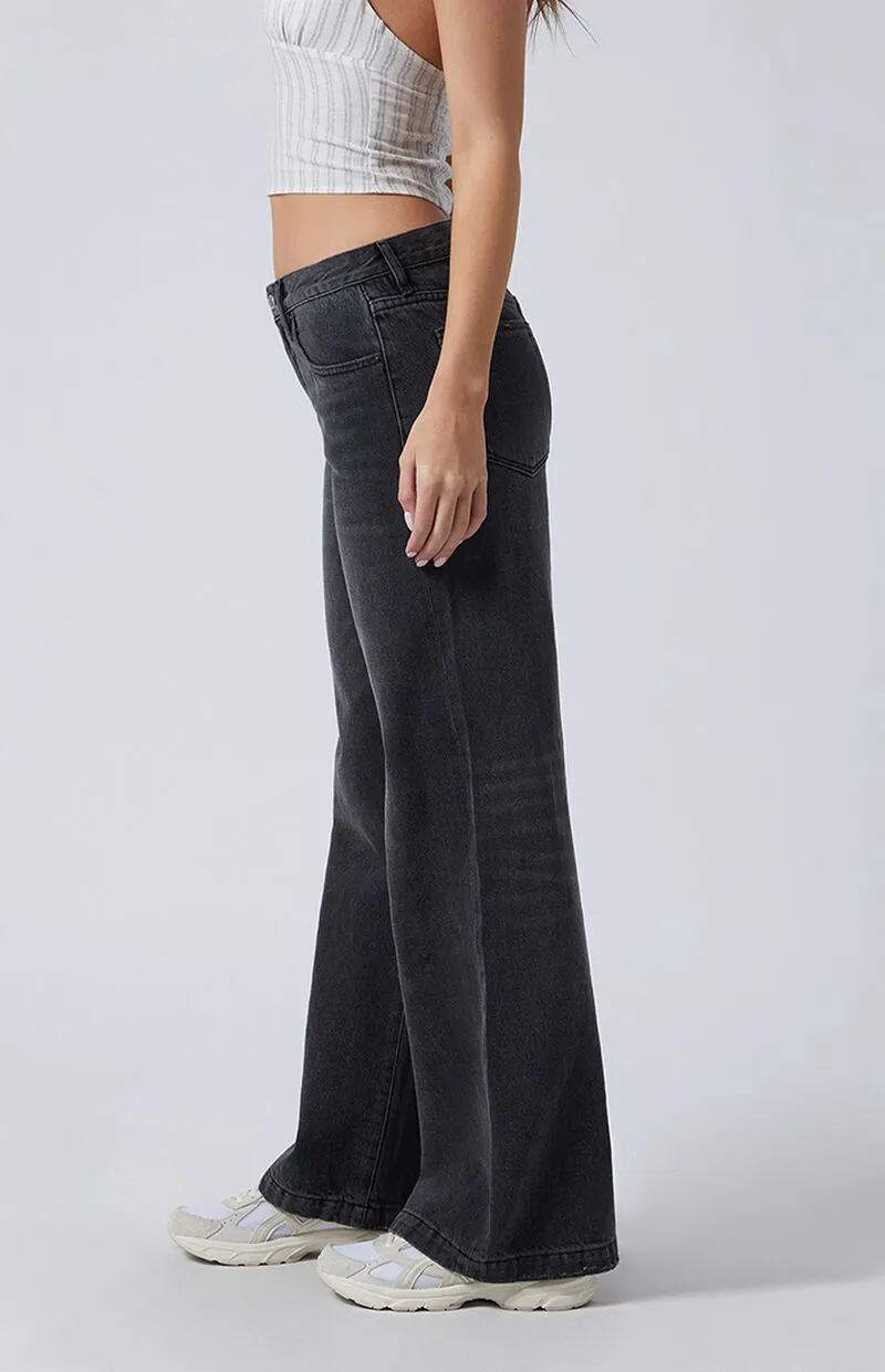 PacSun Lena Low Rise Super Baggy Jeans Black