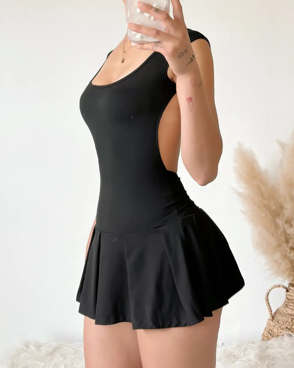 RESTOCKED! LENORA OPEN BACK DRESS