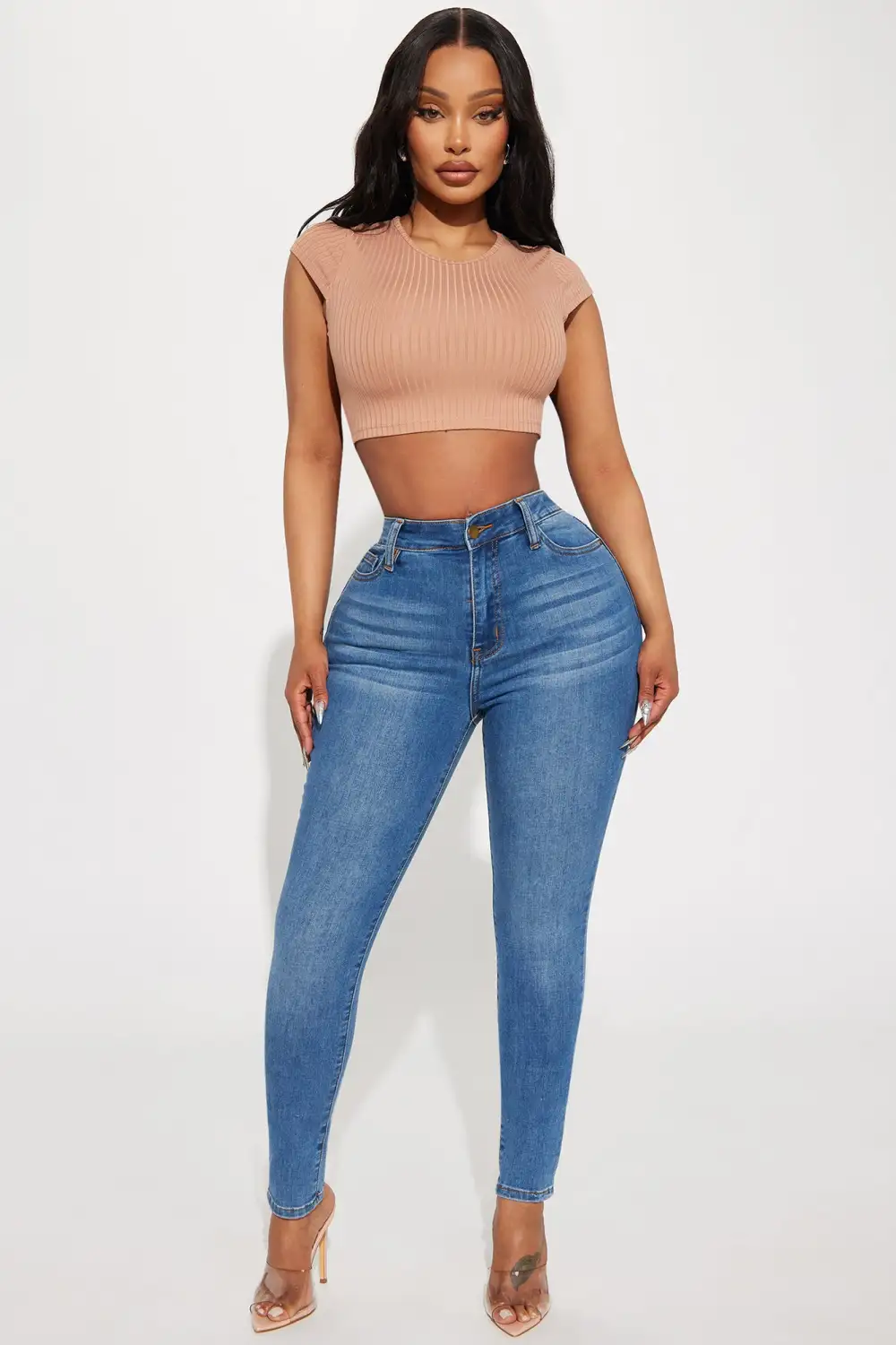 Jessica Skinny Jeans - Medium Blue Wash
