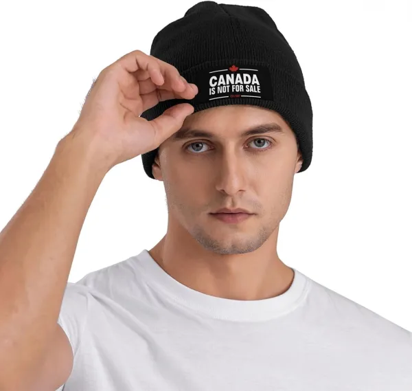 Canada is Not for Sale Unisex Beanie Knit Hat Winter Warm Skull Cap