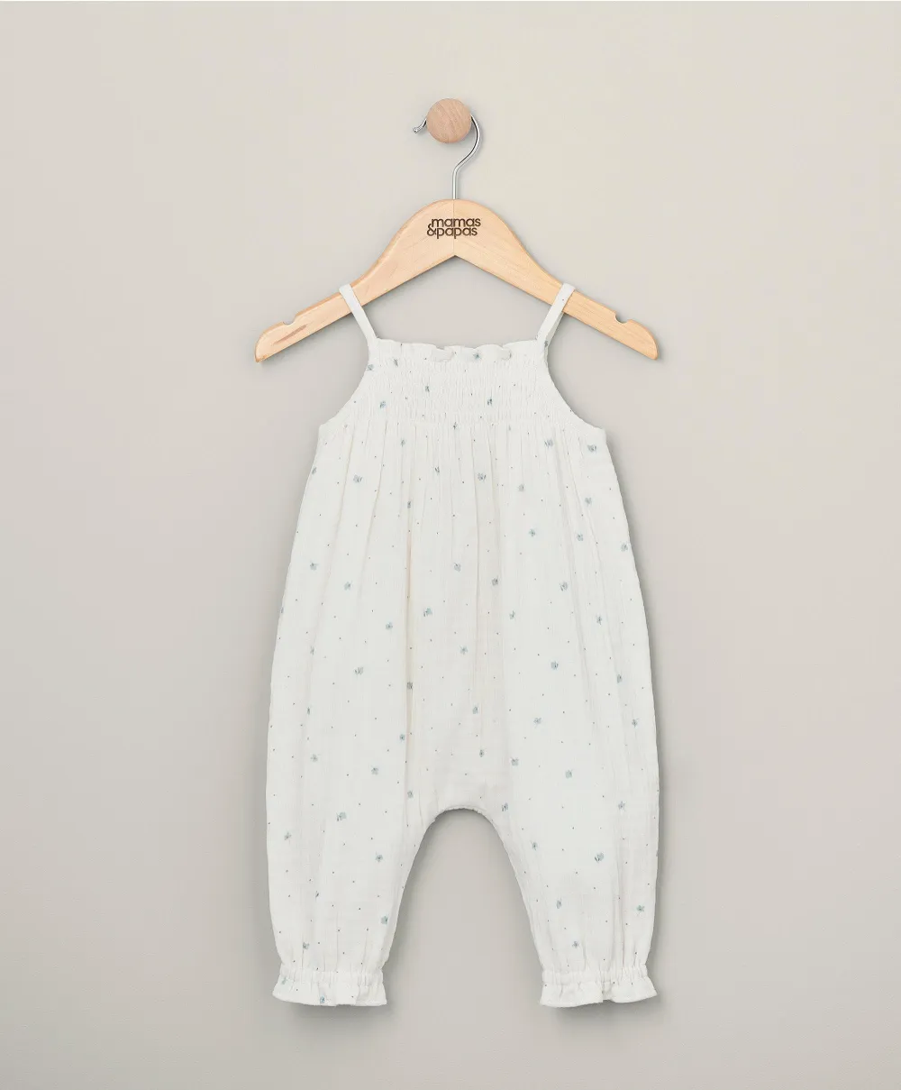 Ditsy Strappy Romper